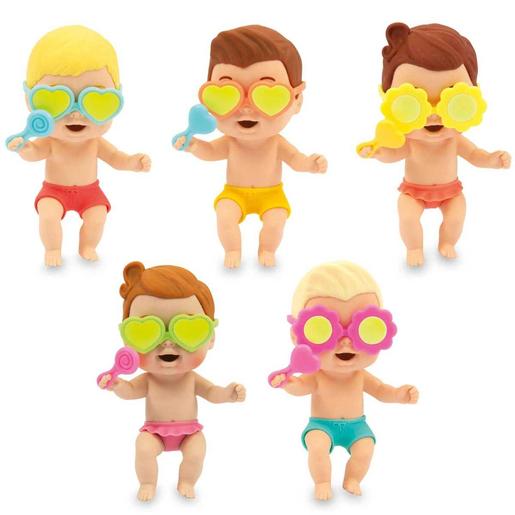 Famosa - Bonecos bebés 11cm Beach Time com fato de banho, óculos de sol flor ou coração, mudam de cor (Vários modelos)