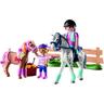 Playmobil - Playmobil Pacote Inicial de Construção e Cuidado com Cavalos ㅤ