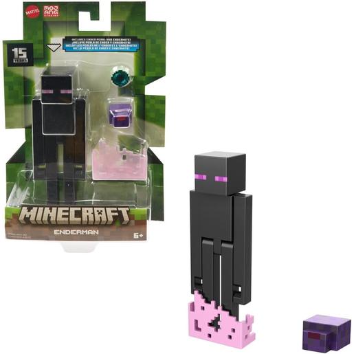 Mattel - Figura de ação Minecraft Enderman Vanilla 3.25 ㅤ