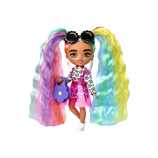 Barbie - Boneca Extra - Miniboneca vestido de margaridas