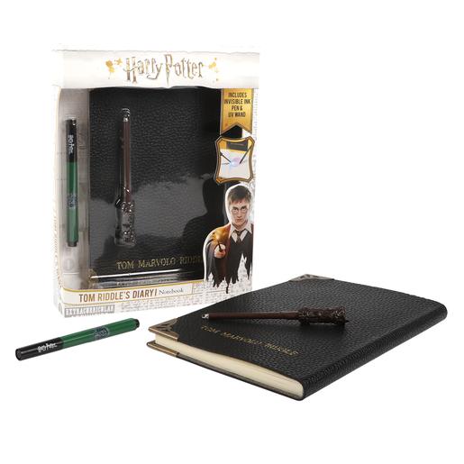 Harry Potter - Kit Diário Mágico do Tom Riddle com Caneta Invisível e Varinha
