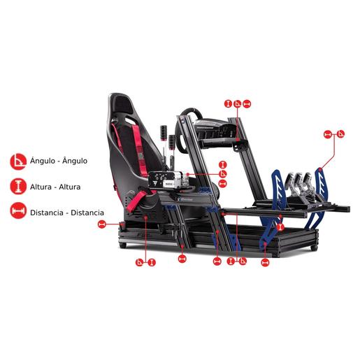 Next Level Racing Cockpit Aluminium Simulator para cadeirão Gaming iRacing Edition