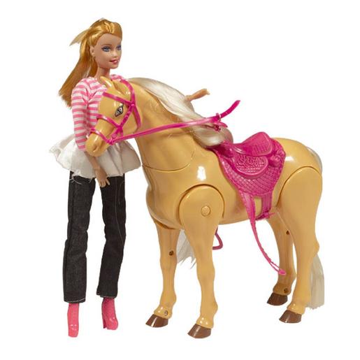 Boneca Lolly e o seu cavalo