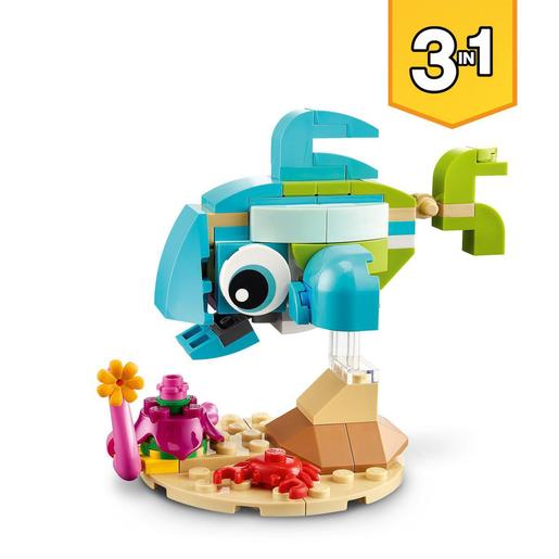 LEGO Creator - Golfinho e Tartaruga 3 em 1 - 31128