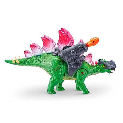 Dinossauro Stegosaurus com Lançador, Movimento, Luzes e Sons ㅤ
