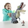 Imaginext - Jurassic World - Dinossauro de brinquedo grande com luzes, figura para crianças ㅤ