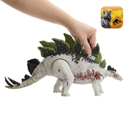 Mattel - Jurassic World - Jurassic World Gigantesco Rastreadores Dinossauro Stegosaurus ㅤ