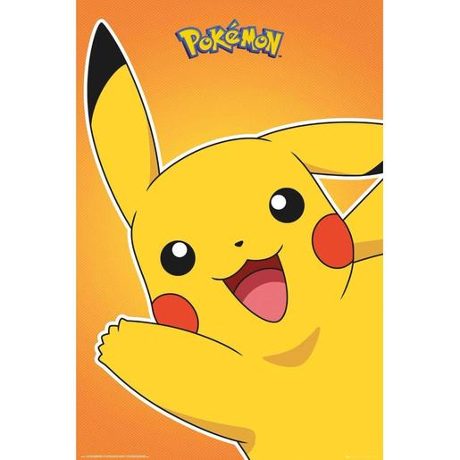 Pokemon - Póster de Pokémon Pikachu (61 x 91,5 cm), diseño multicolor