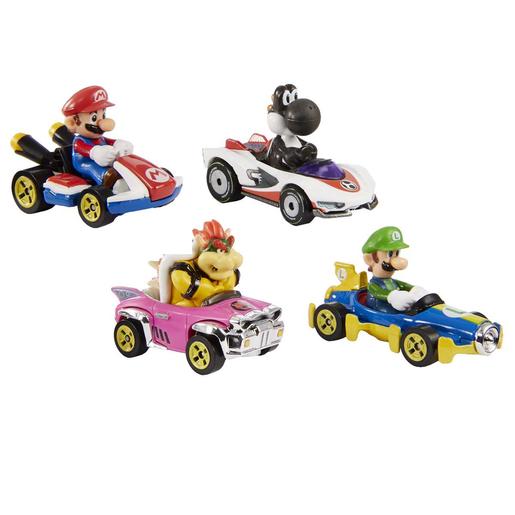 Hot Wheels - Mario Kart pack 4 miniveículos