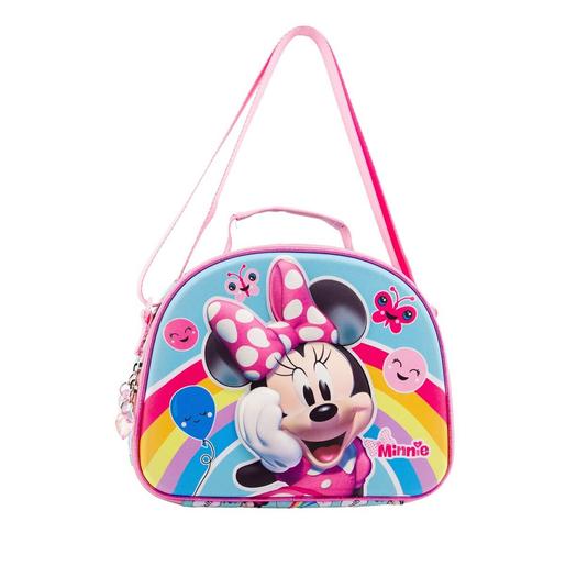 Minnie Mouse - Porta-lancheira 3D Arco-íris