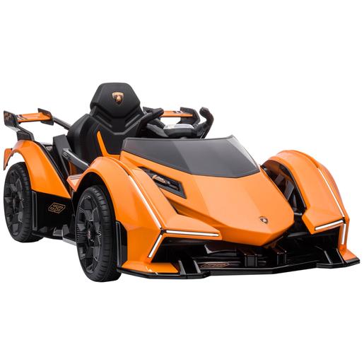 Homcom - Carro infantil elétrico - Lamborghini laranja