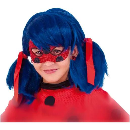 Rubie's - Ladybug - Máscara infantil com purpurina de Super-Herói Talla única ㅤ