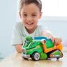 Energía - Patrulha Pata - Camião de reciclagem de brinquedo com figura de ação Rocky, luzes e sons ㅤ