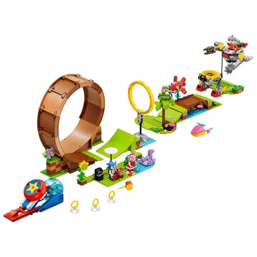 LEGO - Sonic the Hedgehog - Conjunto de construção: Desafio do Looping da Green Hill Zone Sonic 76994