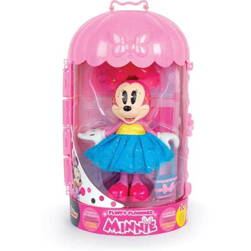 Minnie Mouse - Boneca Minnie Fashion Fluffy Flamingo