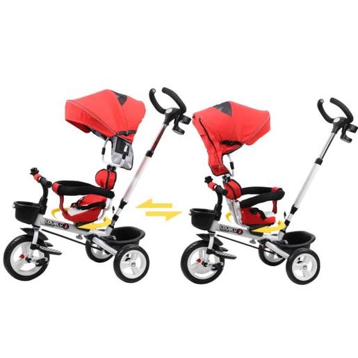 Homcom - Triciclo de bebé 4 em 1 Trolley