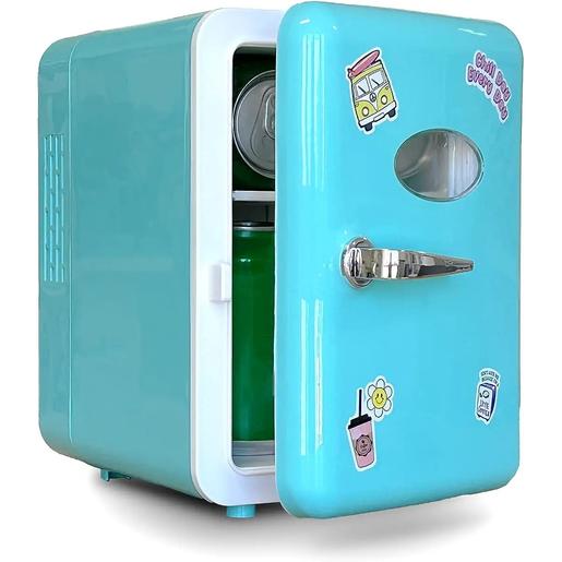 Canal Toys - Mini frigorífico misto verde azulado de 4 L ㅤ
