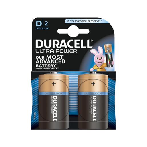 Duracell - Pack 2 Pilhas D Ultra Power