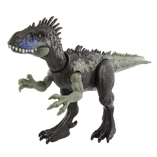 Mattel - Jurassic World - Dinossauro Wild Roar Dryptosaurus com sons do Jurassic World ㅤ