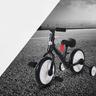Homcom - Bicicleta com pedais e rodas removíveis preta