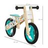 Homcom - Bicicleta de madeira sem pedais