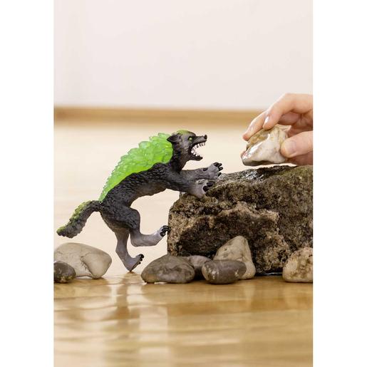 Schleich - Lobo de granito Eldrador Creatures figura de brinquedo ㅤ