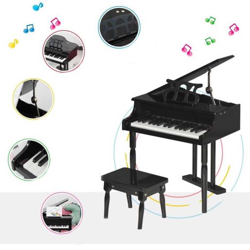 Homcom - Mini Piano Eletrónico 30 Teclas