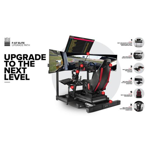 Next Level Racing Cockpit Aluminium Simulator para cadeirão Gaming Front & Side Mount Edition