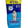 Dodot - Pañales bebé seco talla 5, 11-16 kg, paquete de 54 unidades