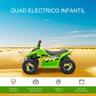 Homcom - Quad Elétrico Bateria 6V Verde