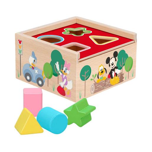 Woomax - Disney - Cubo de madeira com formas encaixáveis