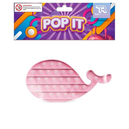 Pop It - Brinquedo sensorial baleia (várias cores)