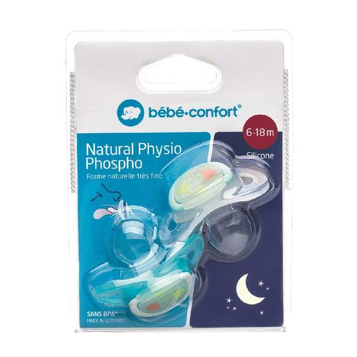 Bébé Confort - Pack 2 chupetas natural physio 6 a 18 meses