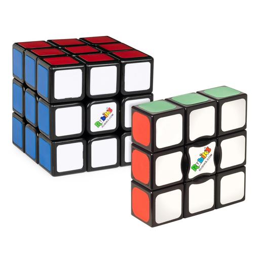 Rubik's - Cubo Anti-stress de 3x3 e 3x3x1 ㅤ