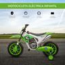 Homcom - Moto elétrica 12V verde