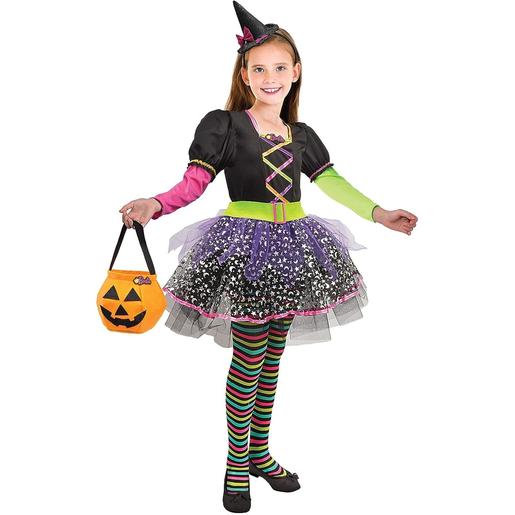 Barbie - Bruxinha multicolor especial Halloween vestido original fantasia
