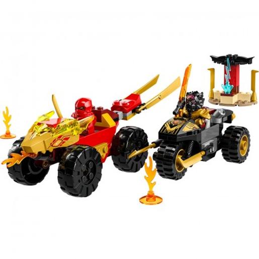 LEGO Ninjago - Batalha de carro e moto de Kai e Ras - 71789