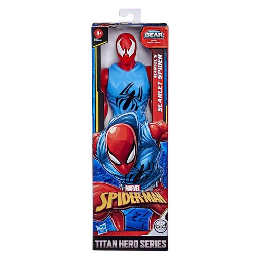 Spider-Man Figura Titan Scarlet Spider