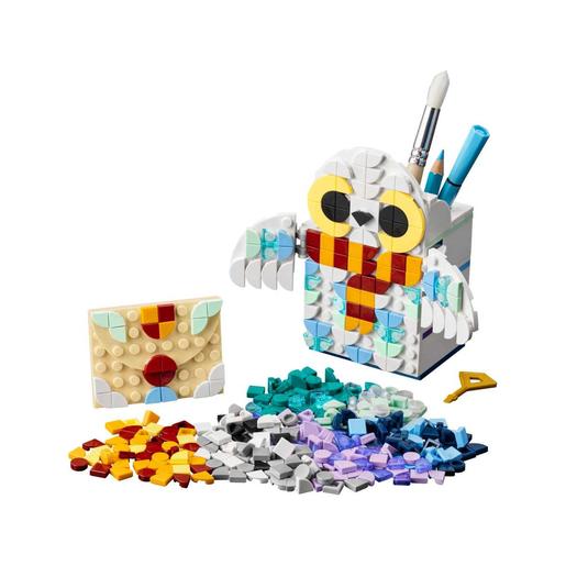 LEGO - Harry Potter - Porta-lápis Hedwig LEGO Dots, artesanato de Harry Potter, acessórios de secretária  41809