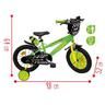 Sun & Sport - Bicicleta 14'' verde
