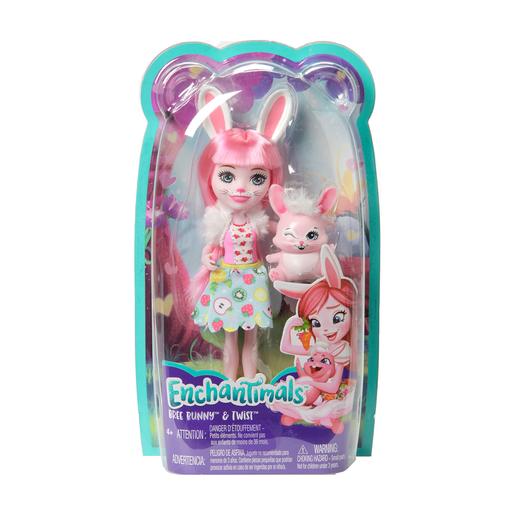 Enchantimals - Boneca com Mascote - Bree Bunny e Twist
