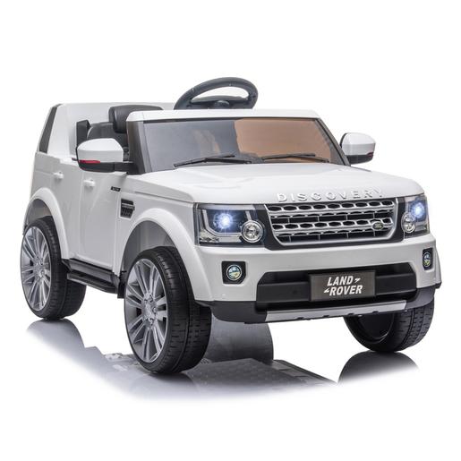 Homcom - Carro de bateria Land Rover com controle remoto Branco