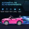 Homcom - Carro elétrico Mercedes rosa