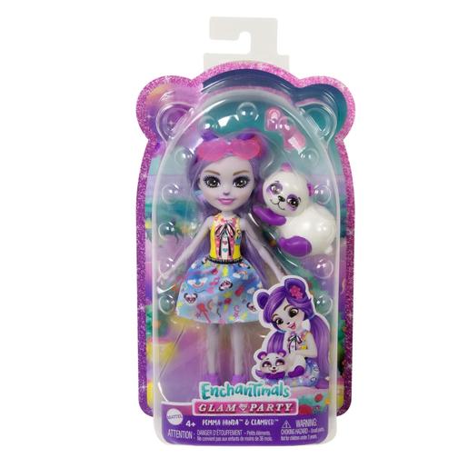Mattel - Enchantimals - Boneca Panda Festa Glamour ㅤ