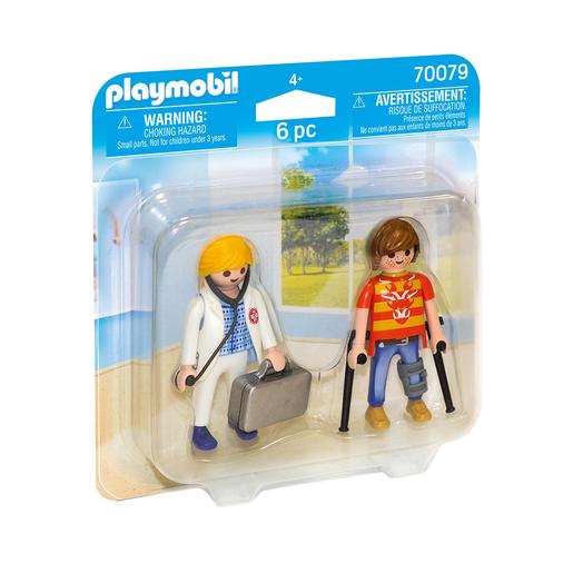 Playmobil - Duo Pack Médica e Paciente - 70079