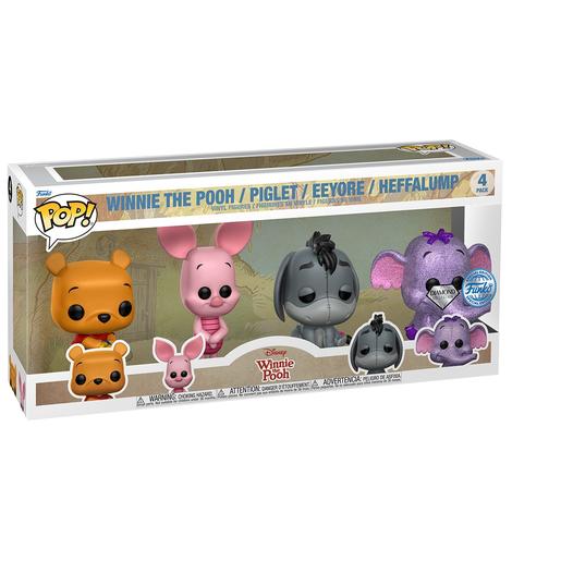 Disney - Pack com 4 Figuras do Winnie the Pooh - Figura Funko Pop