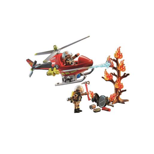 Playmobil - Helicóptero de Bombeiros City Action ㅤ