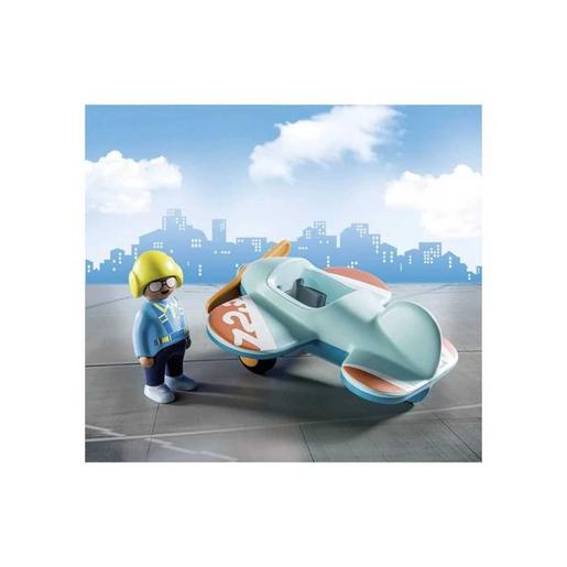 Leap Frog - Avião 1.2.3 da Playmobil ㅤ