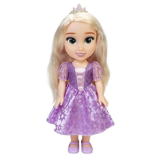 Disney - Princesas Disney - Muñeca articulada Rapunzel de 38 cm con vestido, zapatos y tiara extraíbles ㅤ