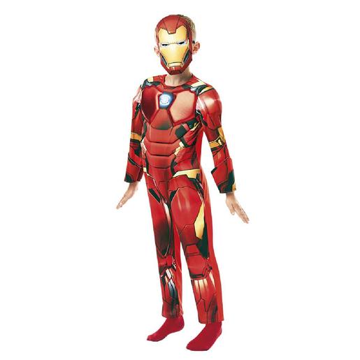 Os Vingadores - Disfarce infantil -  Iron Man Deluxe 5-6 anos